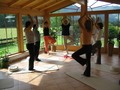 Yoga im Wintergarten Aug08